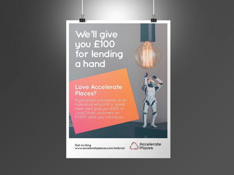 Accelerate Places Poster