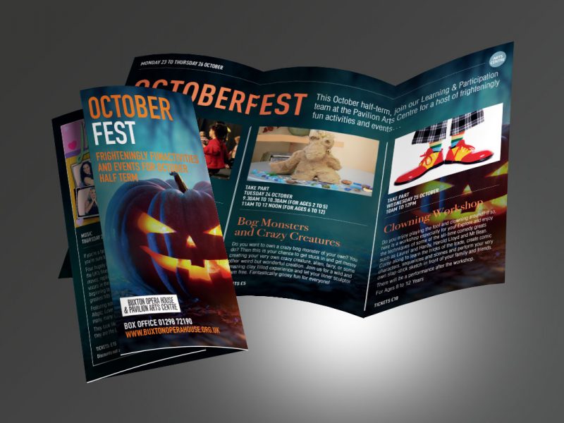 Buxton Opera House October Fest Leaflet DL  Leaflets &#038; Flyers BOH October Fest 800x600