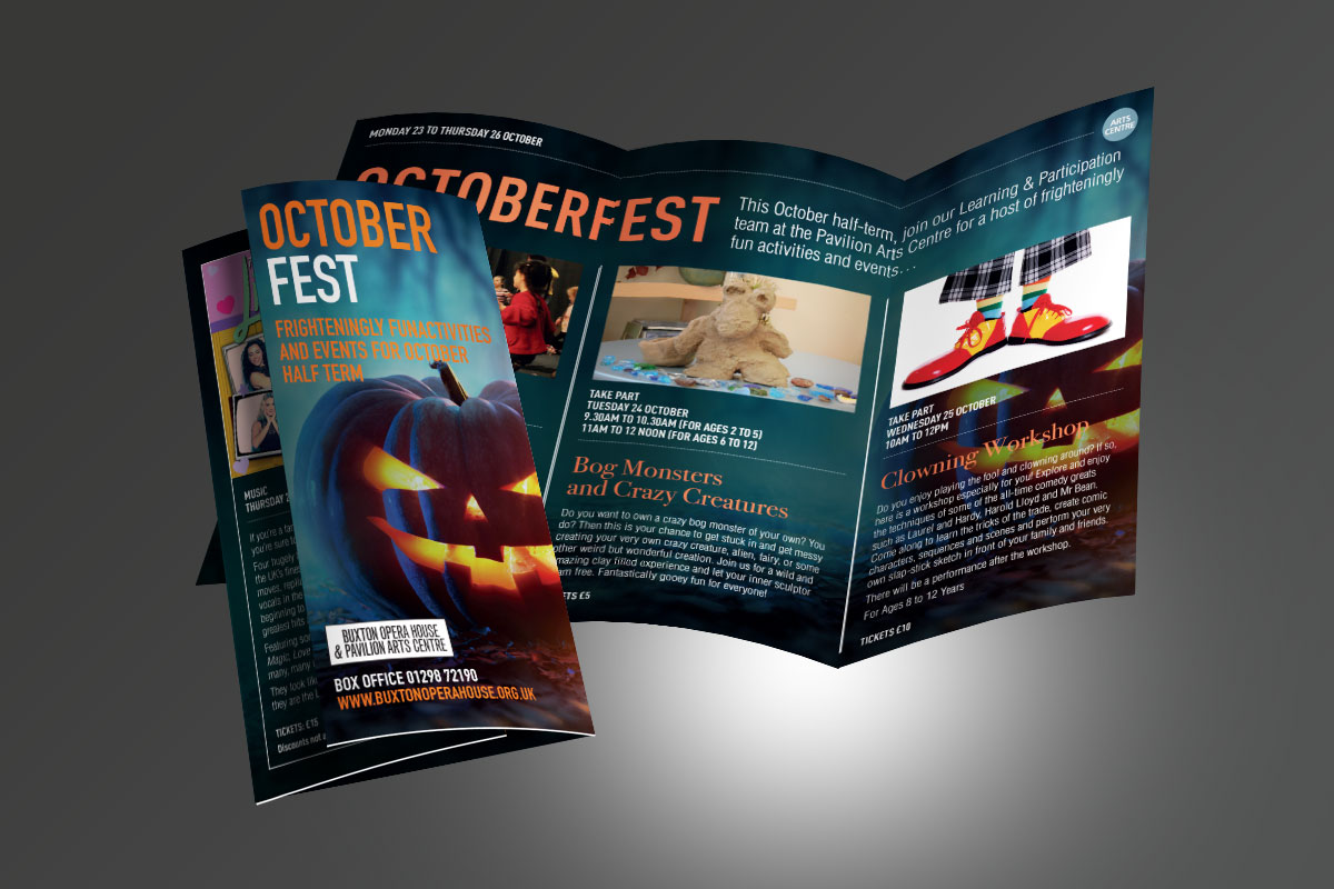 Buxton Opera House October Fest Leaflet DL