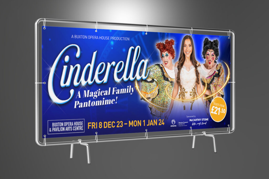 BOH Cinderella roadside banner
